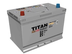 Аккумулятор автомобильный TITAN Asia EFB